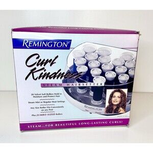 Remington Mist Hot Roller Hair Curlers Pageant Prom Curlers W/ Clips Model H1052
